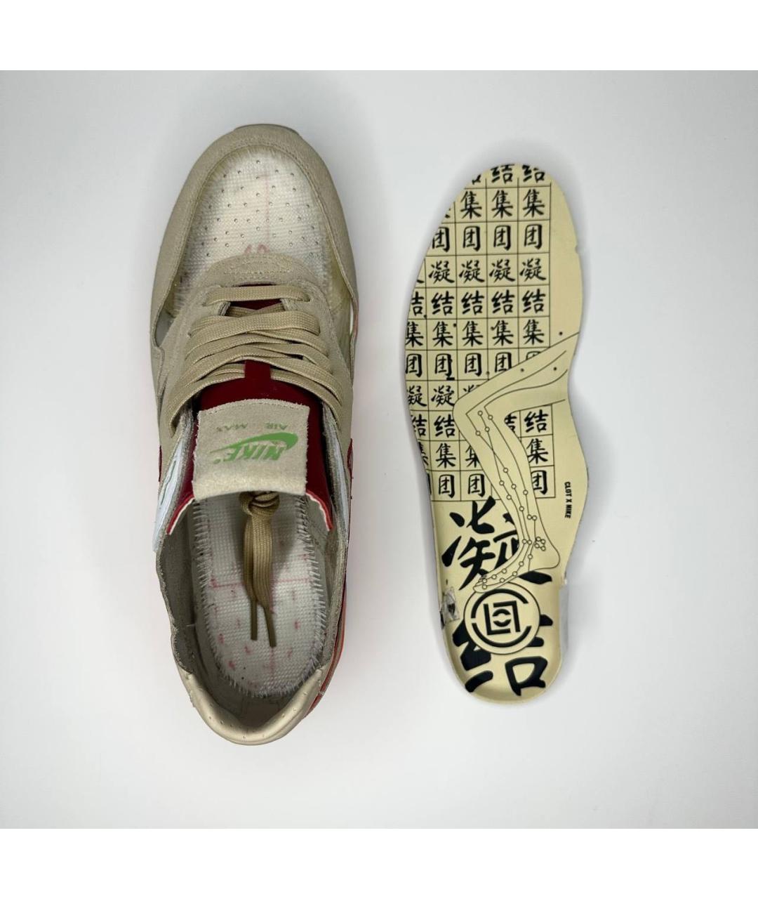 NIKE Оранжевое низкие кроссовки / кеды, фото 4