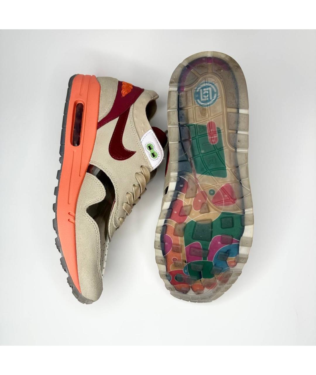 NIKE Оранжевое низкие кроссовки / кеды, фото 2