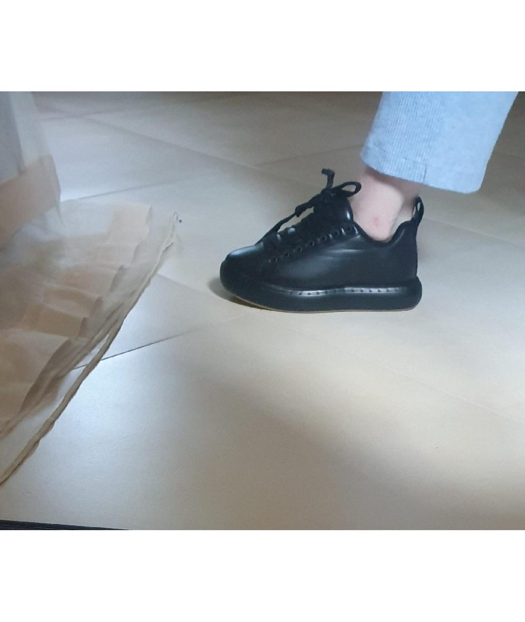 BOTTEGA VENETA Черные кожаные кеды, фото 8