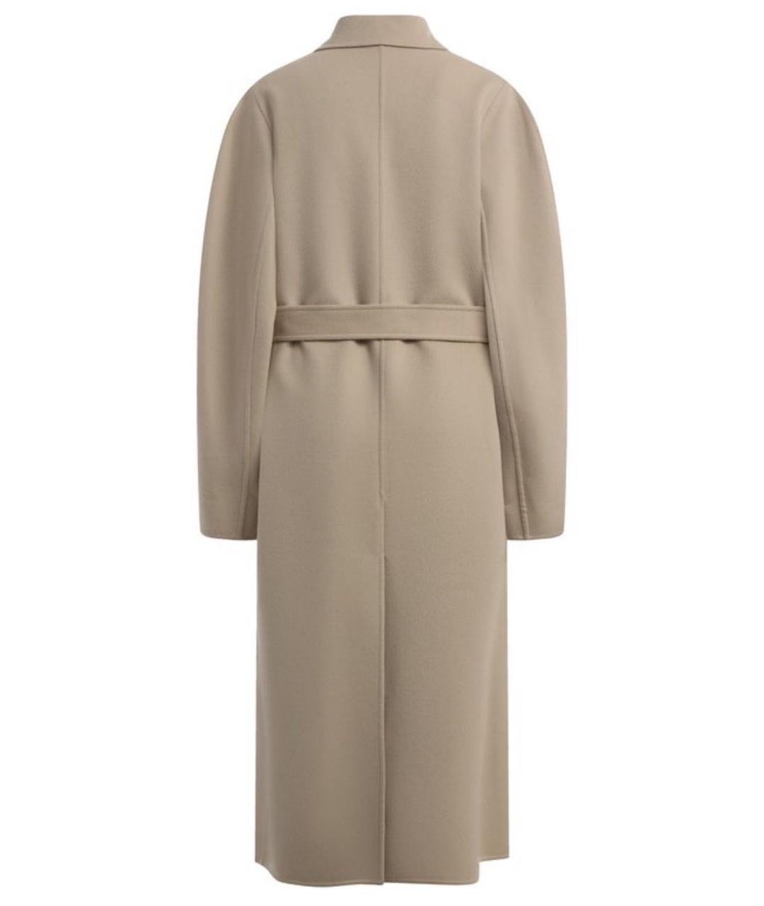 JIL SANDER Бежевое кашемировое пальто, фото 2