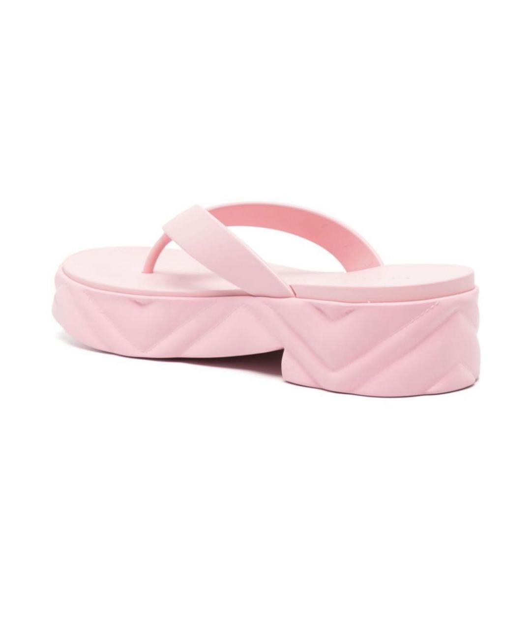 GUCCI Розовые шлепанцы, фото 2