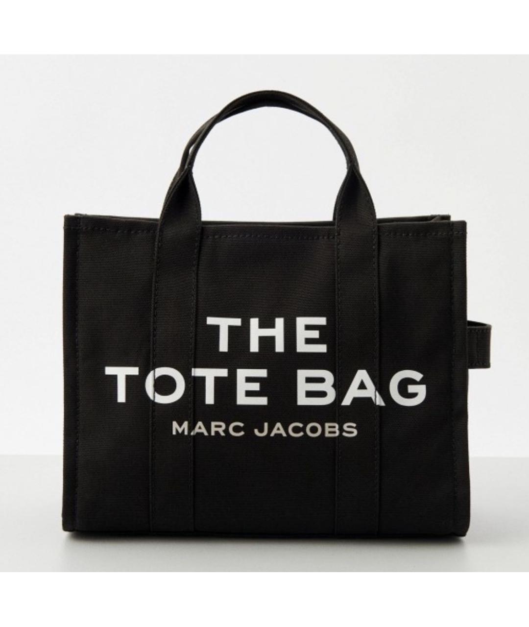 MARC JACOBS Черная хлопковая сумка тоут, фото 7