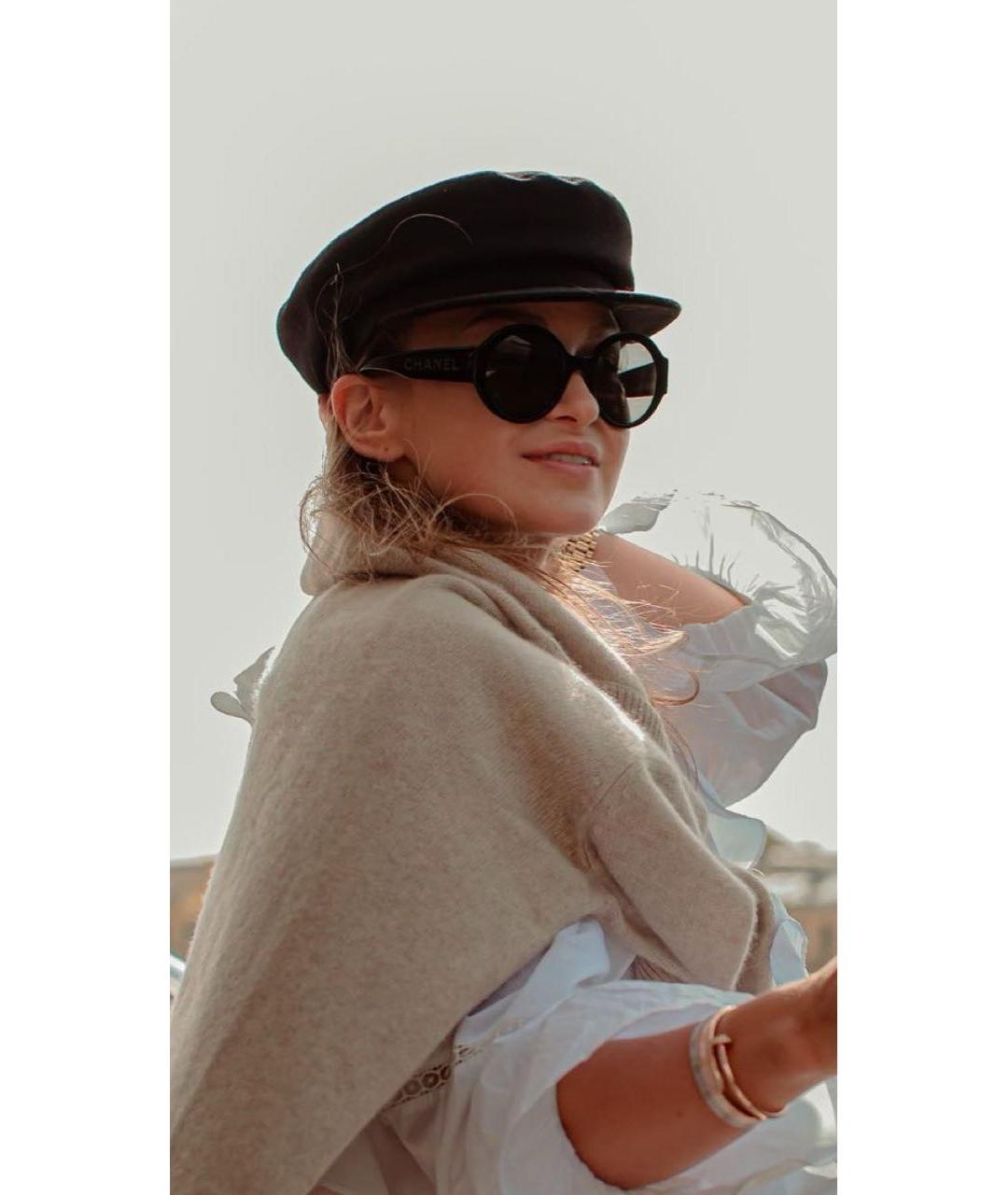 CHANEL Черные солнцезащитные очки, фото 7