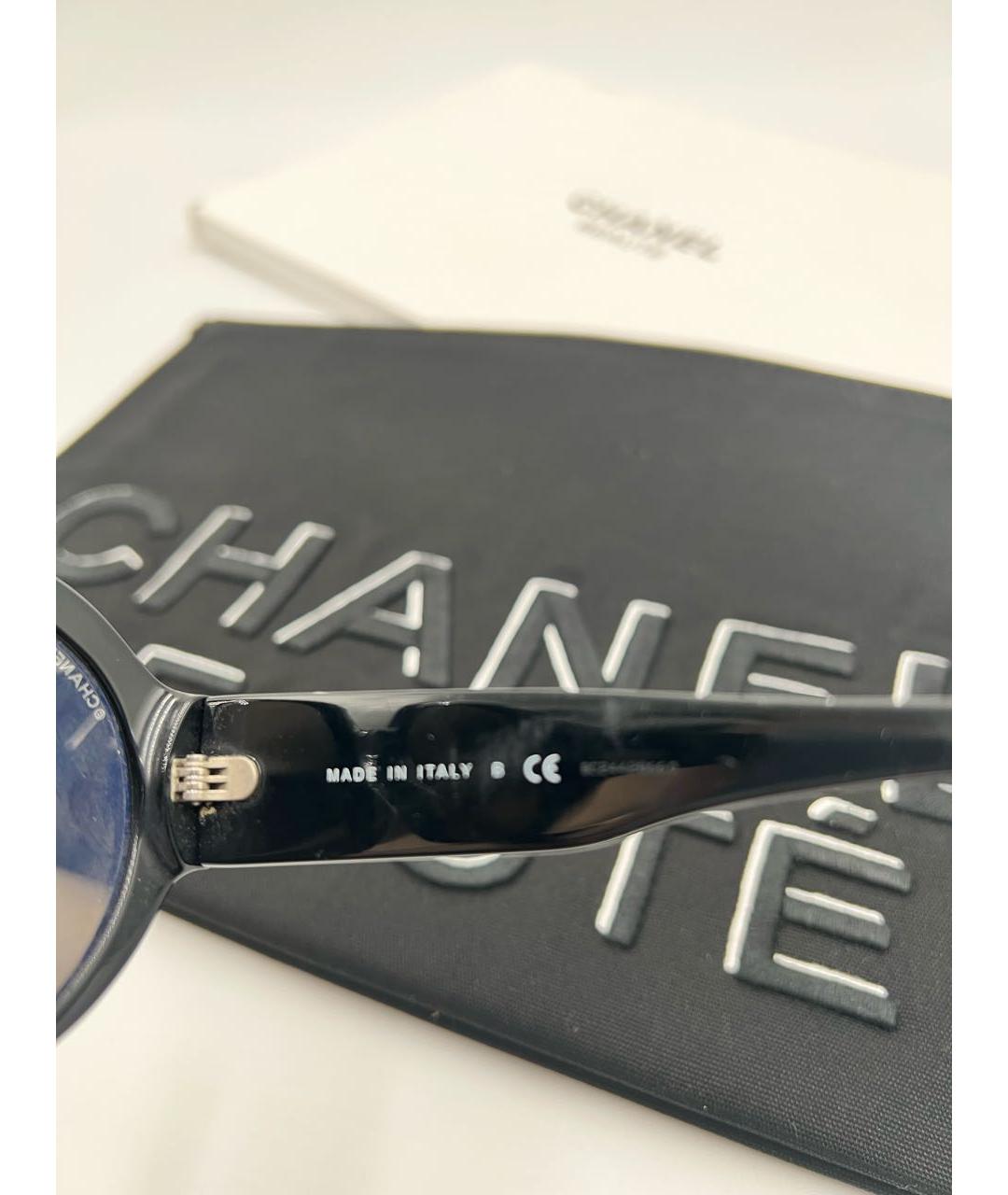 CHANEL Черные солнцезащитные очки, фото 5