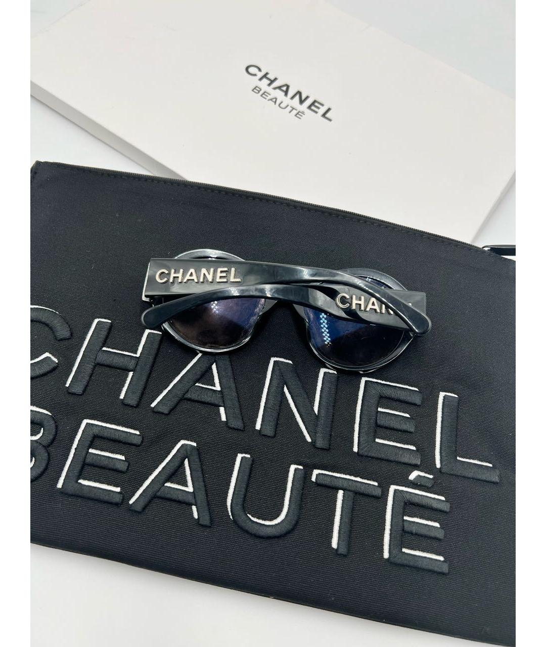 CHANEL Черные солнцезащитные очки, фото 2