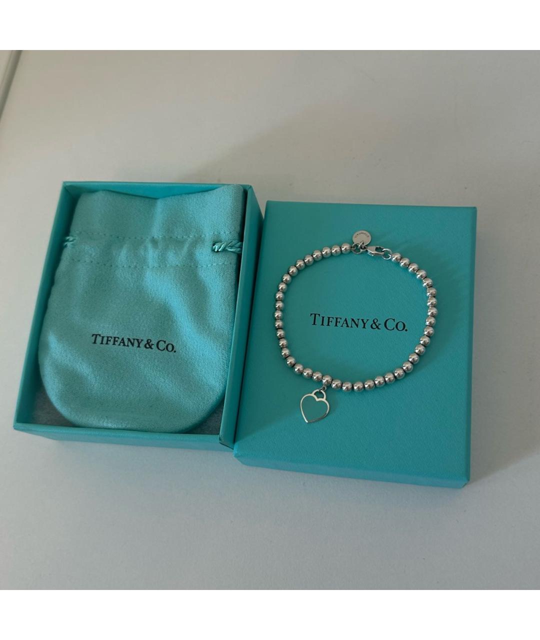 TIFFANY&CO Серебрянный серебряный браслет, фото 2