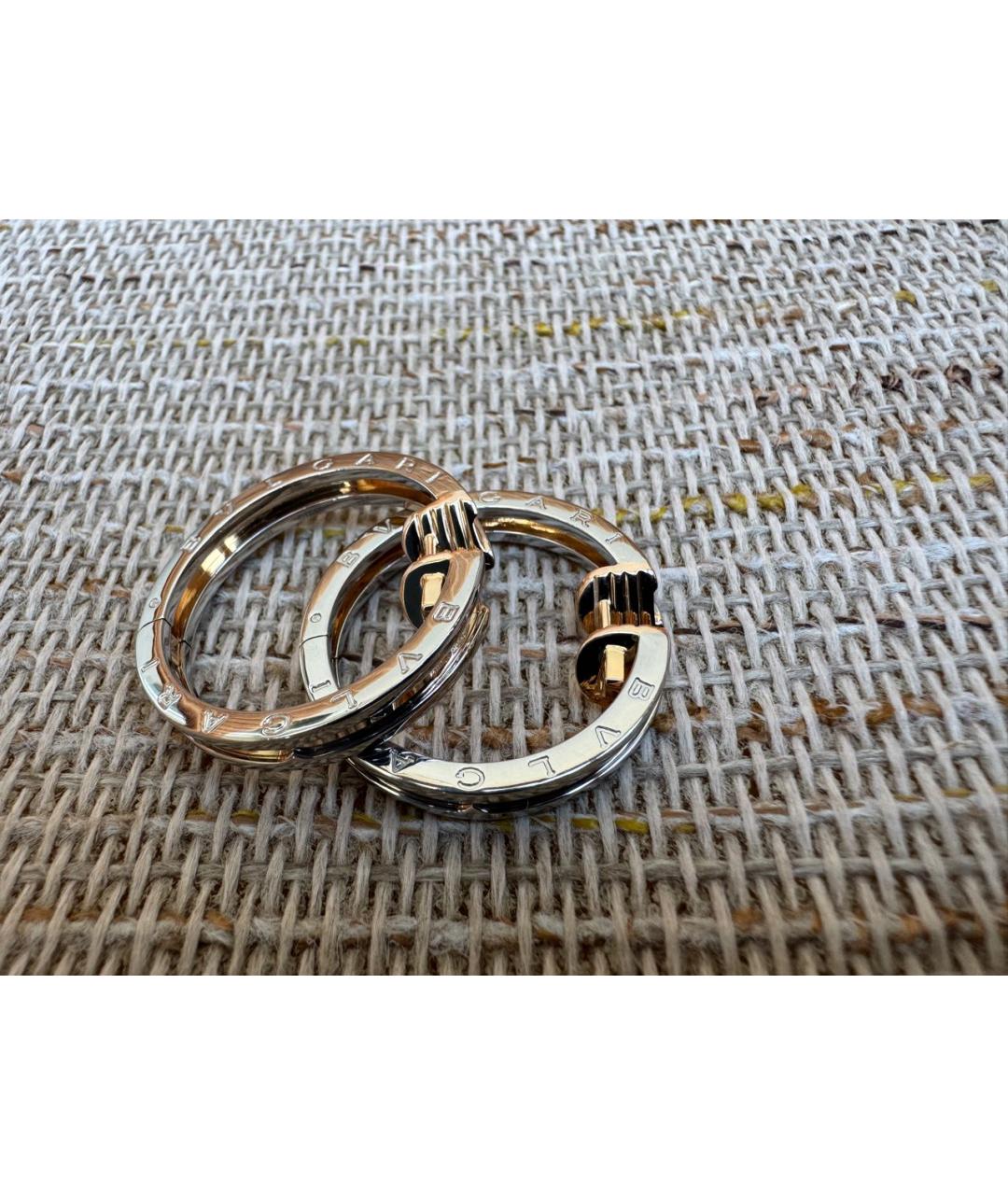 BVLGARI Серебряные серьги из желтого золота, фото 3