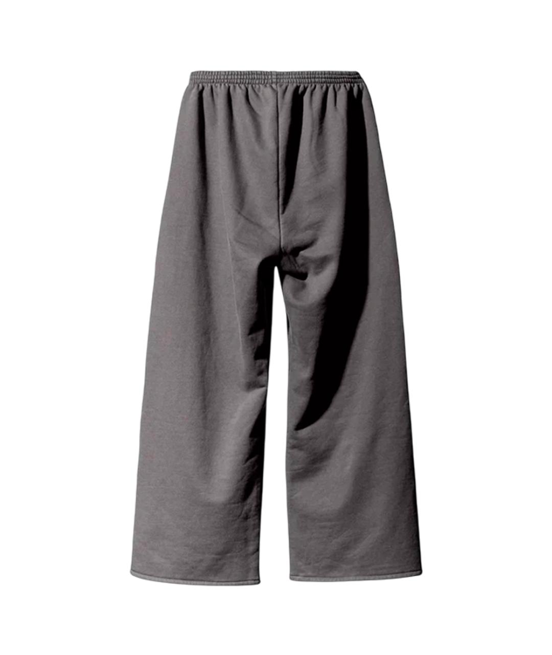 YEEZY Серые хлопковые повседневные брюки, фото 2