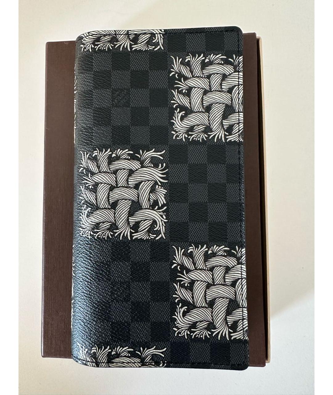 LOUIS VUITTON Темно-синий кошелек из искусственной кожи, фото 3