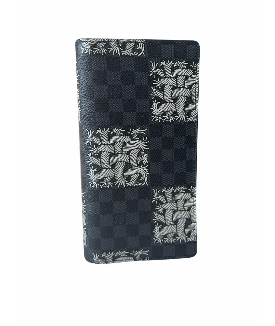 LOUIS VUITTON Темно-синий кошелек из искусственной кожи, фото 1