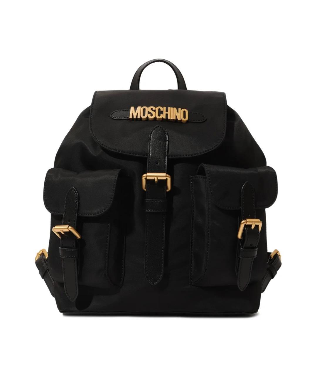 MOSCHINO Черный рюкзак, фото 6