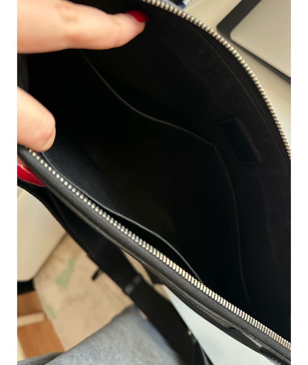 LOUIS VUITTON Антрацитовая сумка на плечо, фото 3