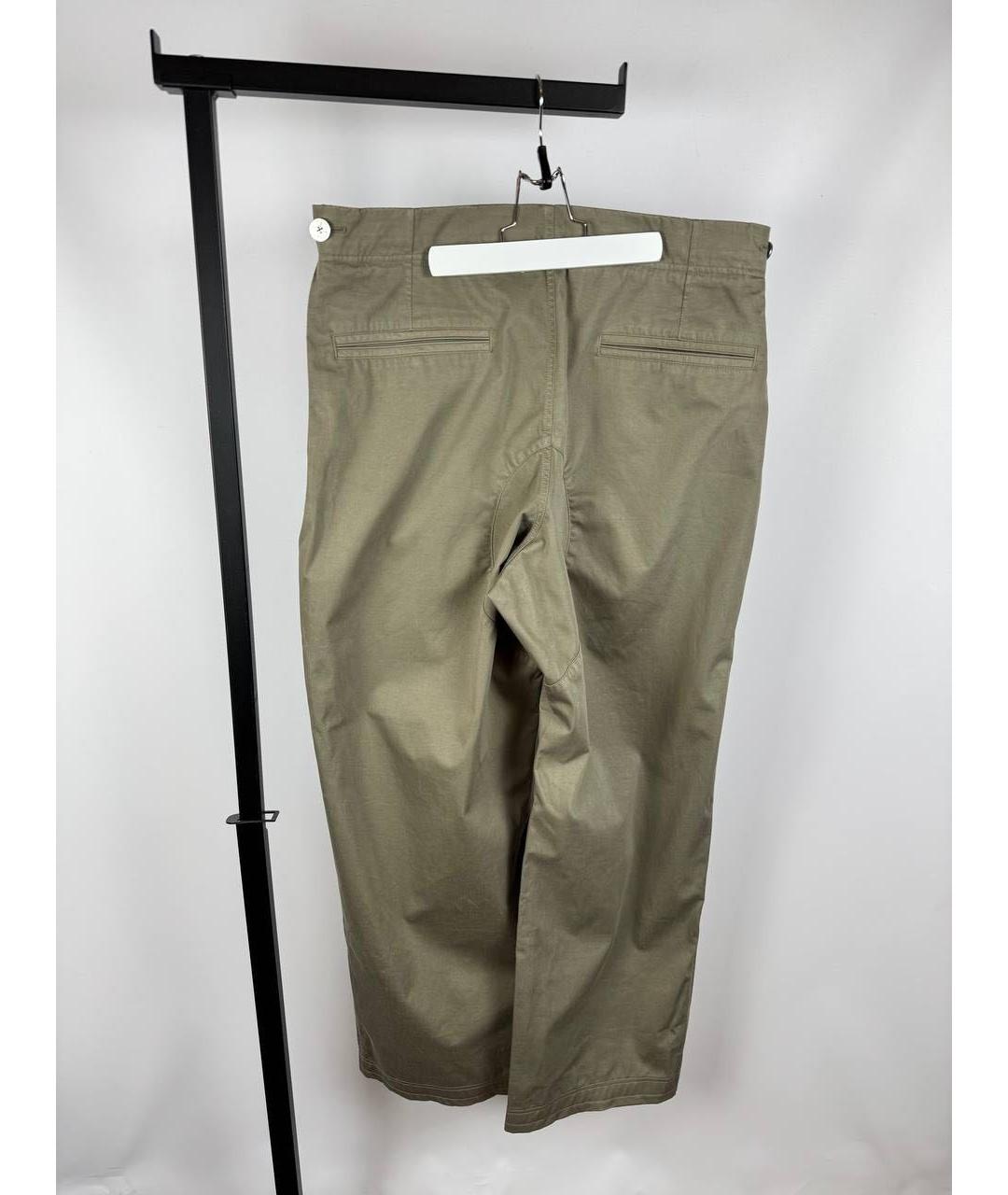 STONE ISLAND Серые хлопковые повседневные брюки, фото 3