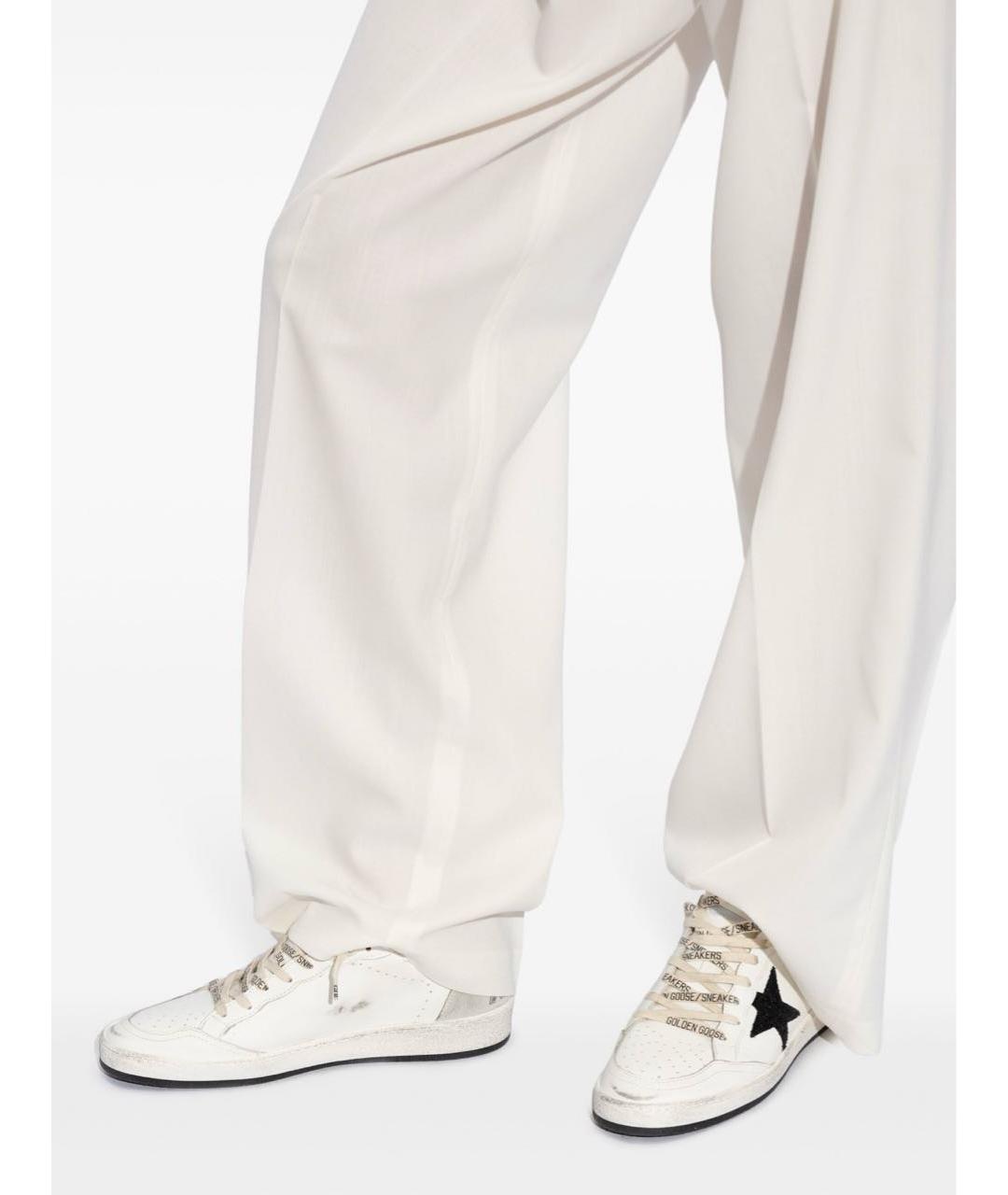 GOLDEN GOOSE DELUXE BRAND Белые кожаные кеды, фото 5