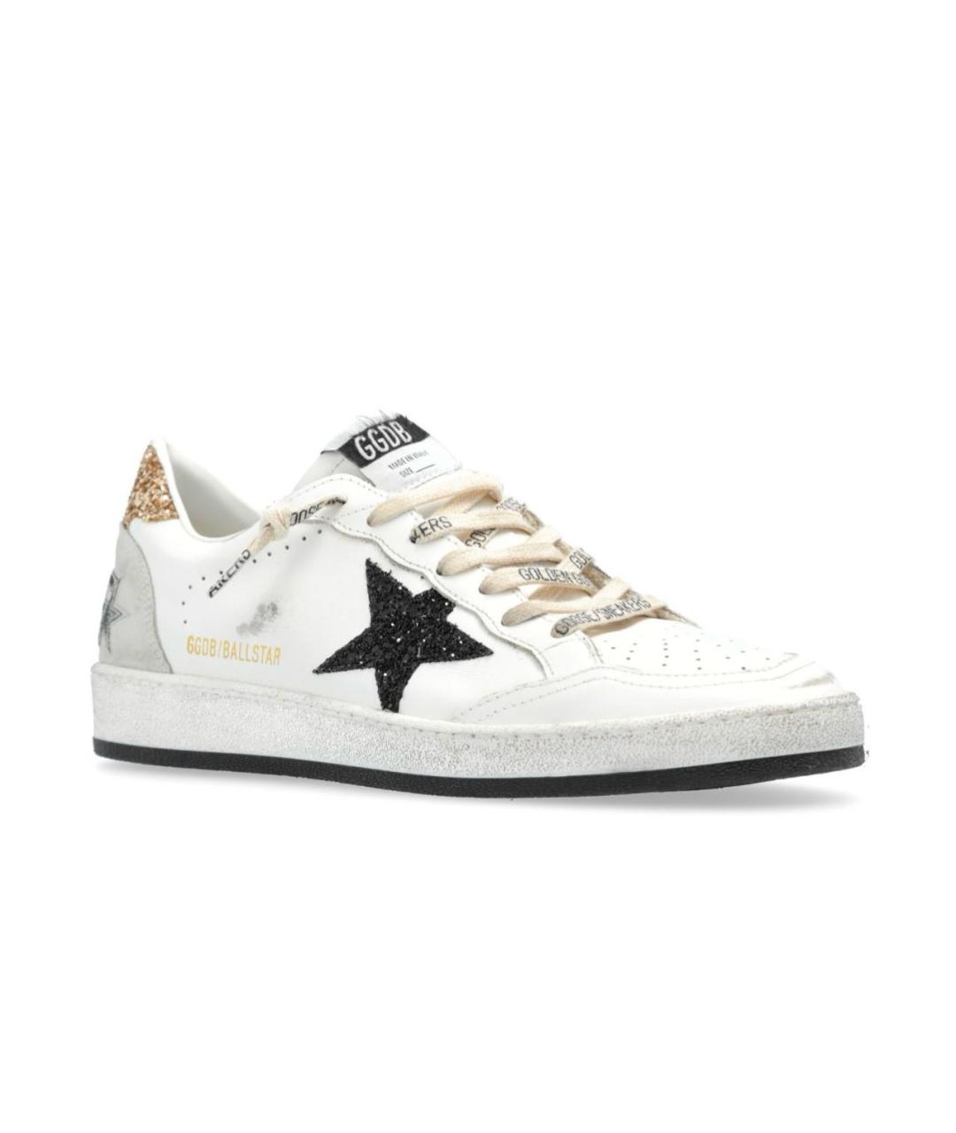 GOLDEN GOOSE DELUXE BRAND Белые кожаные кеды, фото 2