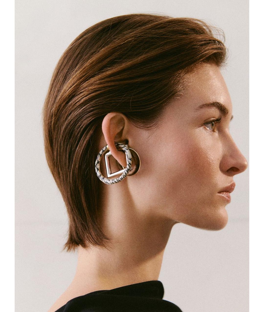 JACQUEMUS Серебряные латунные серьги, фото 2