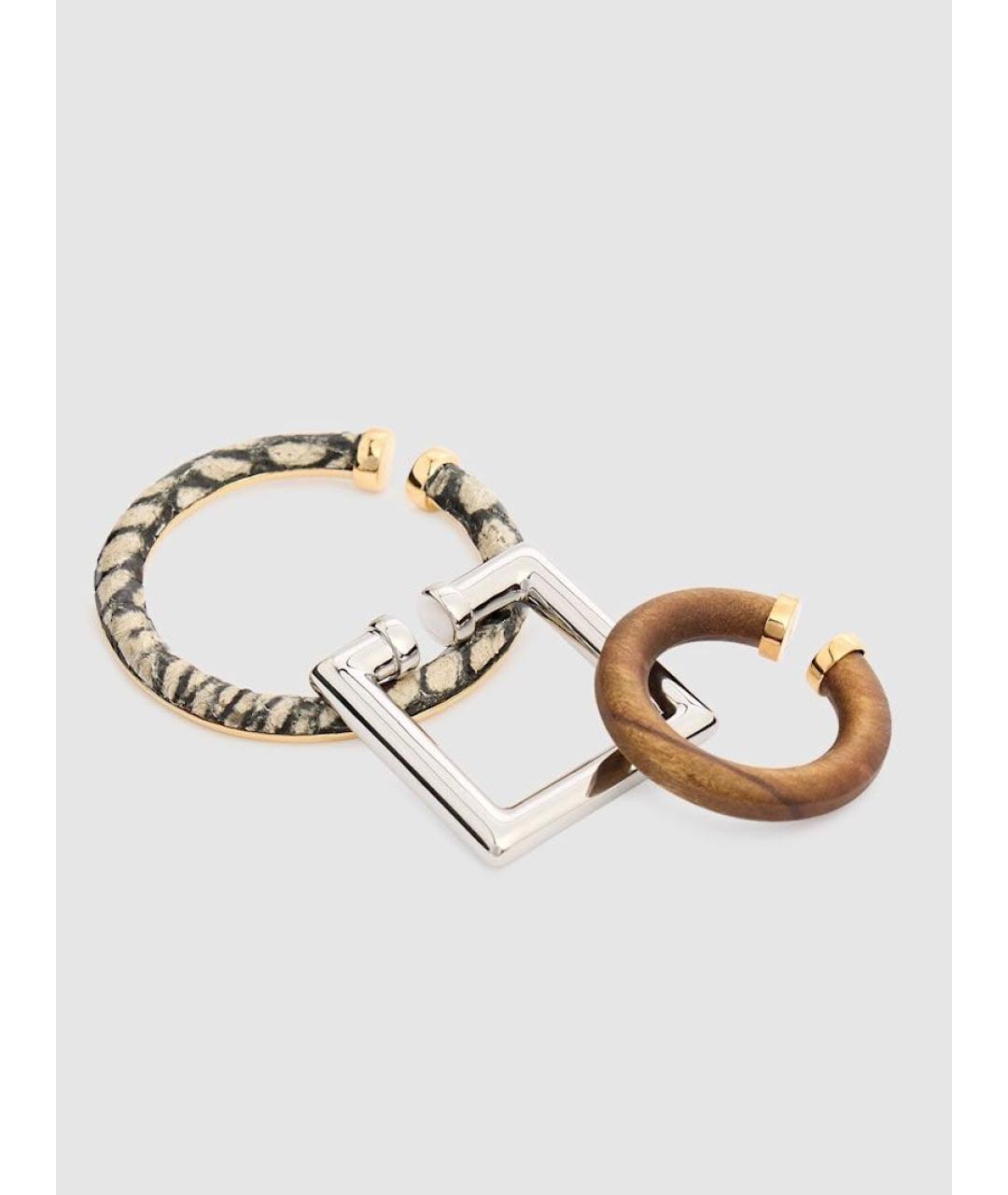 JACQUEMUS Серебряные латунные серьги, фото 5