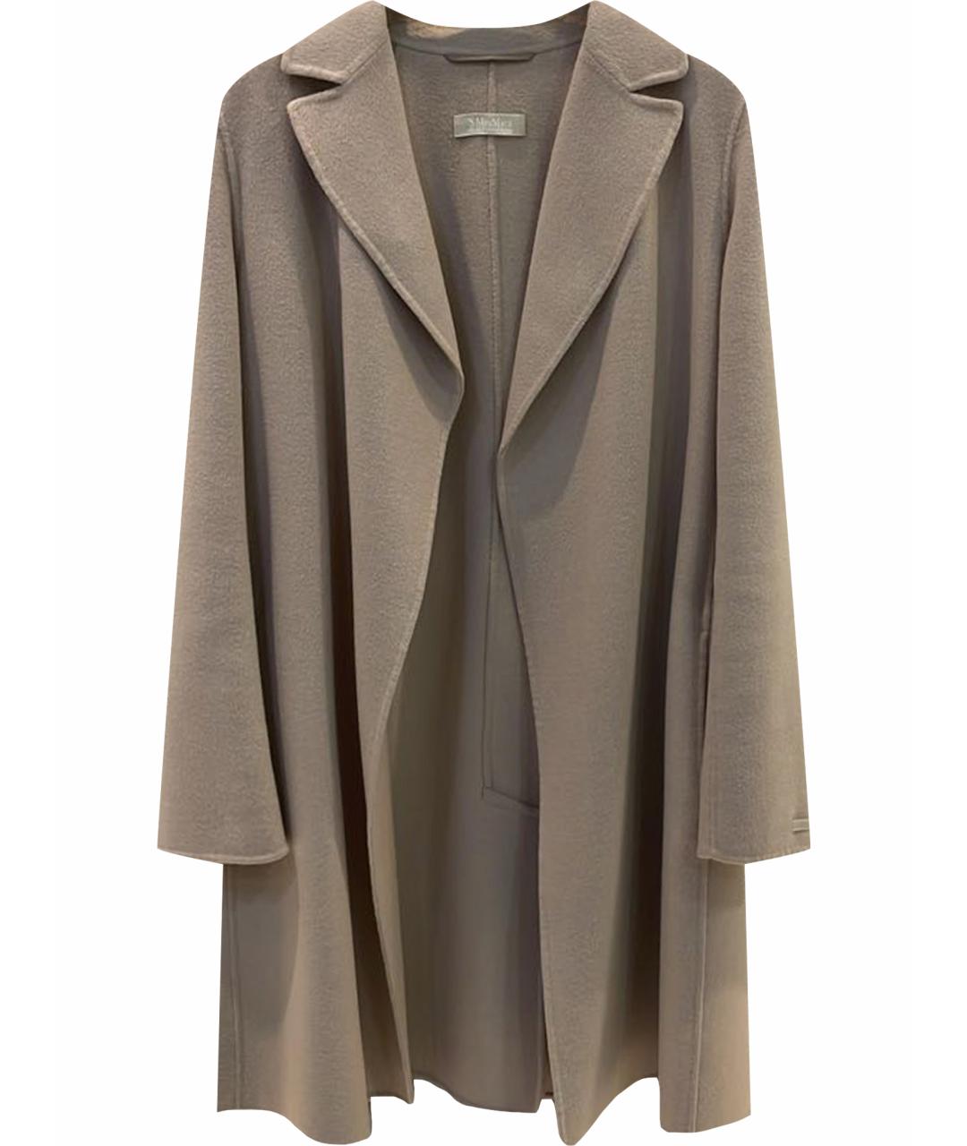 'S MAX MARA Бежевое шерстяное пальто, фото 1