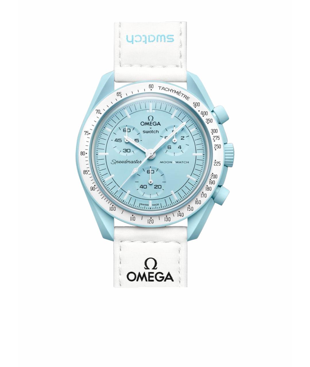 Swatch Бирюзовые керамические часы, фото 1