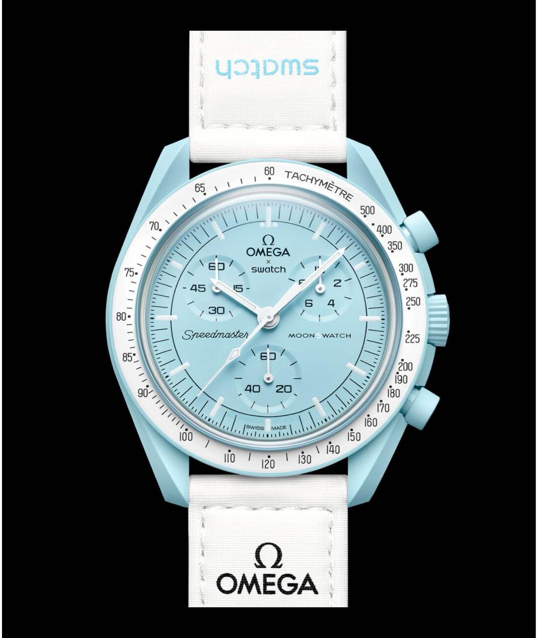 Swatch Бирюзовые керамические часы, фото 7
