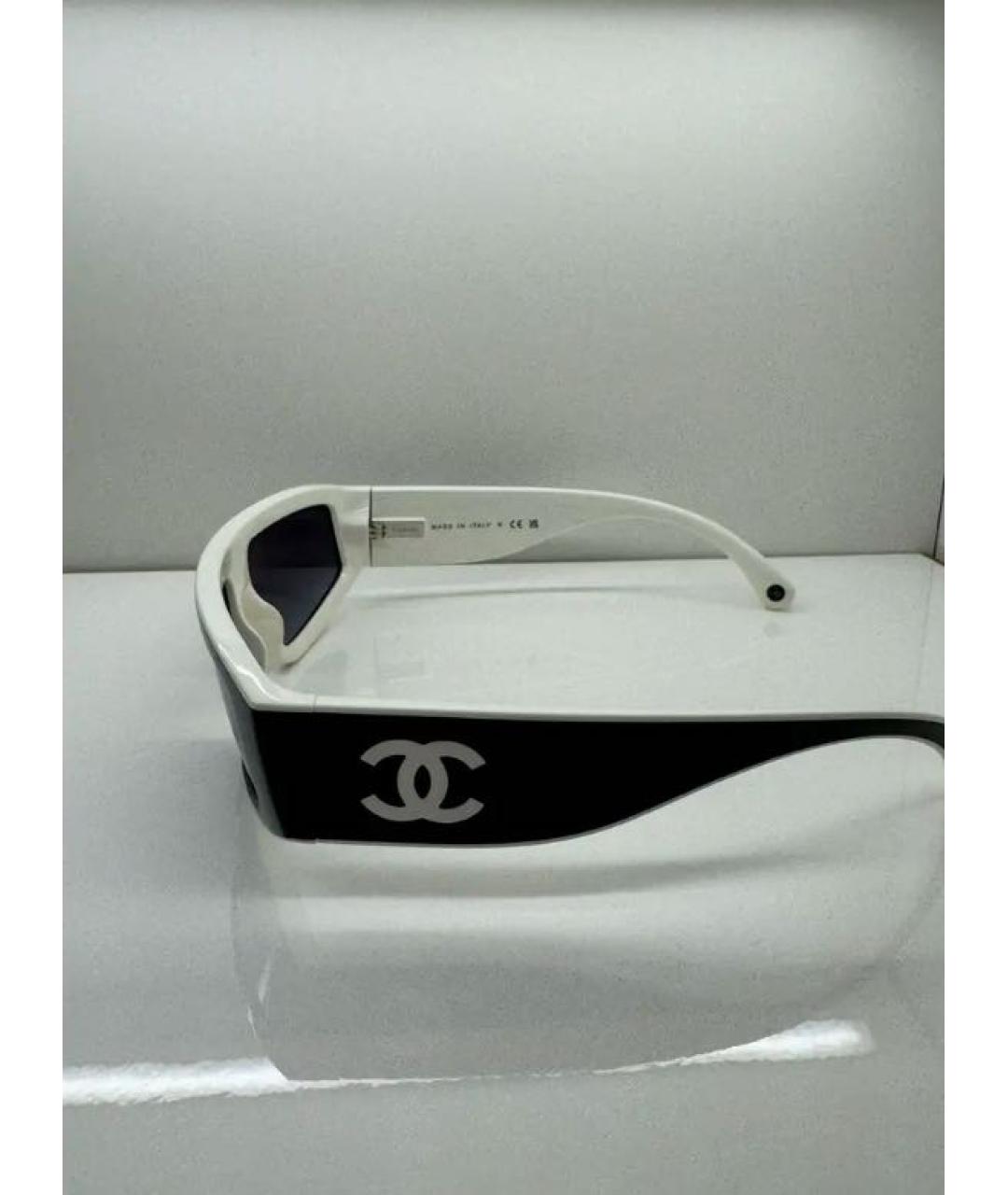 CHANEL Черные пластиковые солнцезащитные очки, фото 2