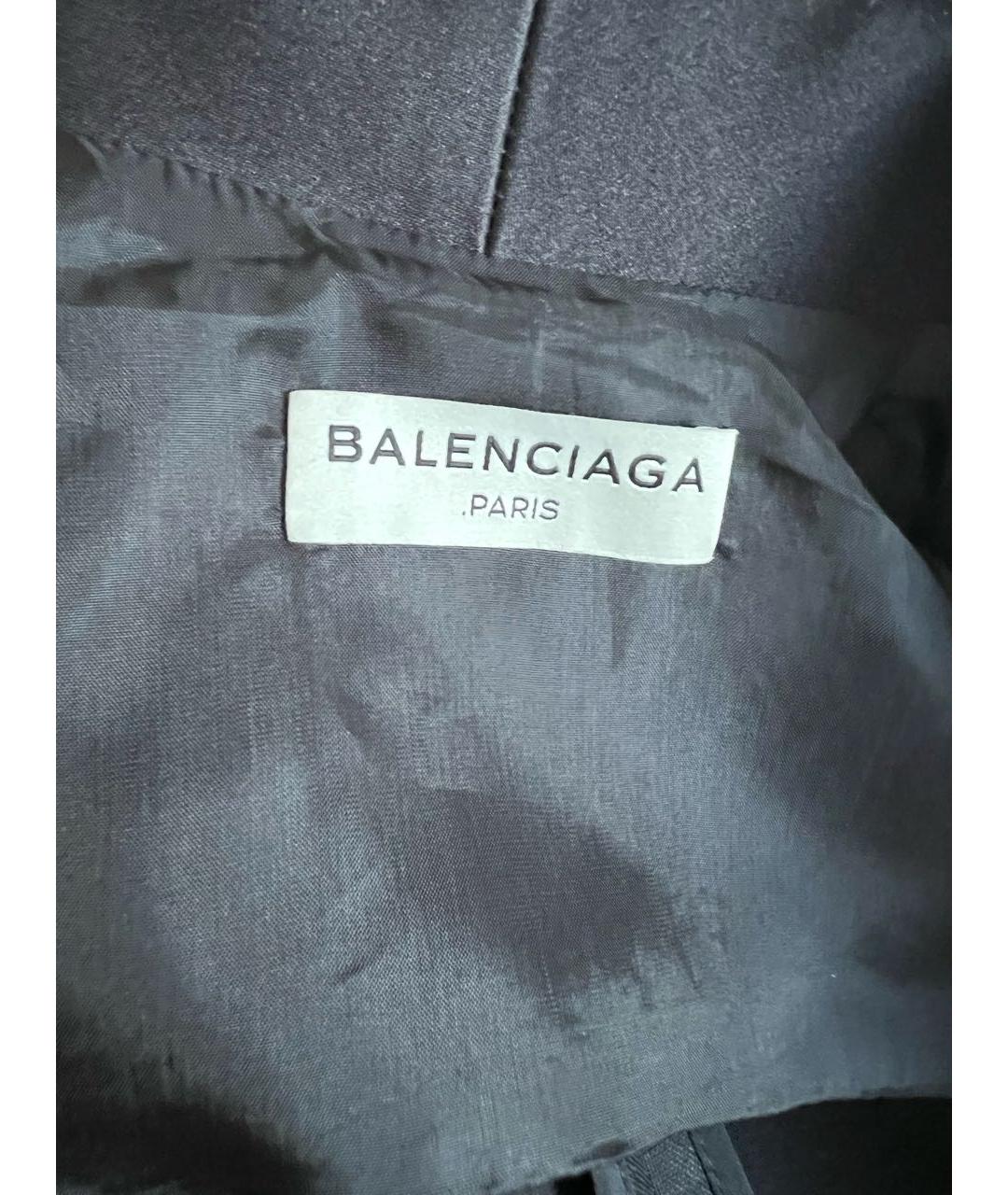 BALENCIAGA Черный жакет/пиджак, фото 3