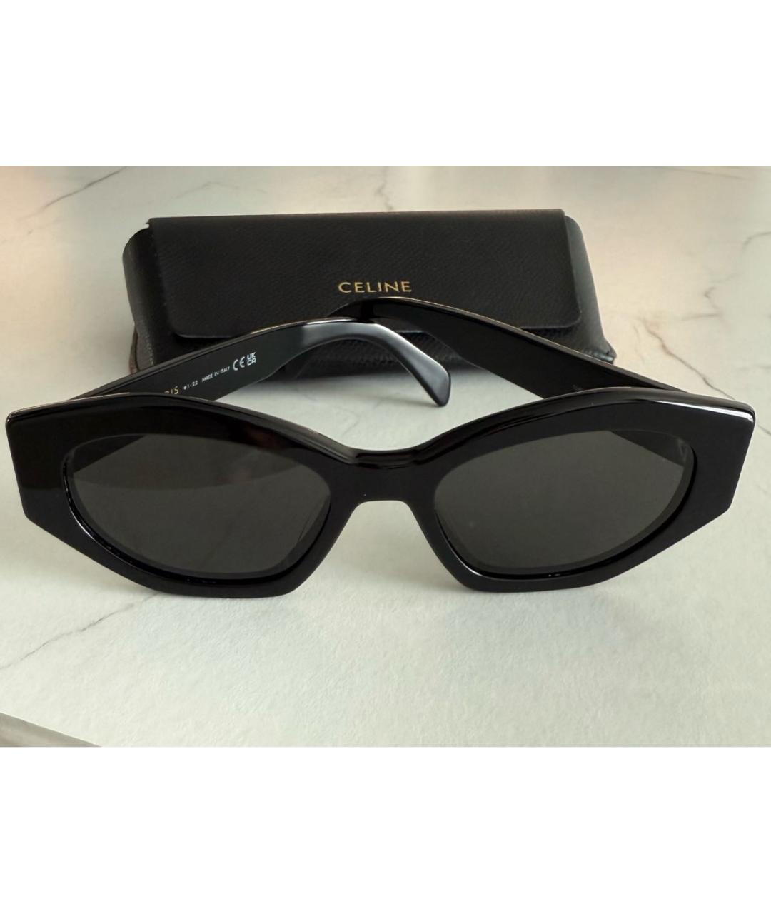 CELINE Черные солнцезащитные очки, фото 4