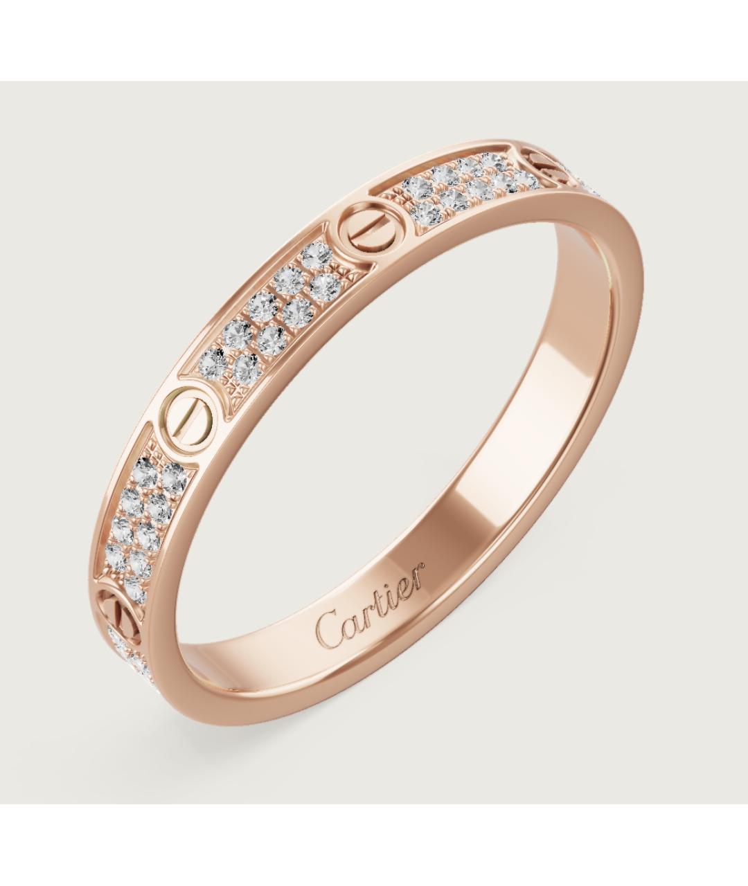 CARTIER Золотое кольцо из розового золота, фото 9