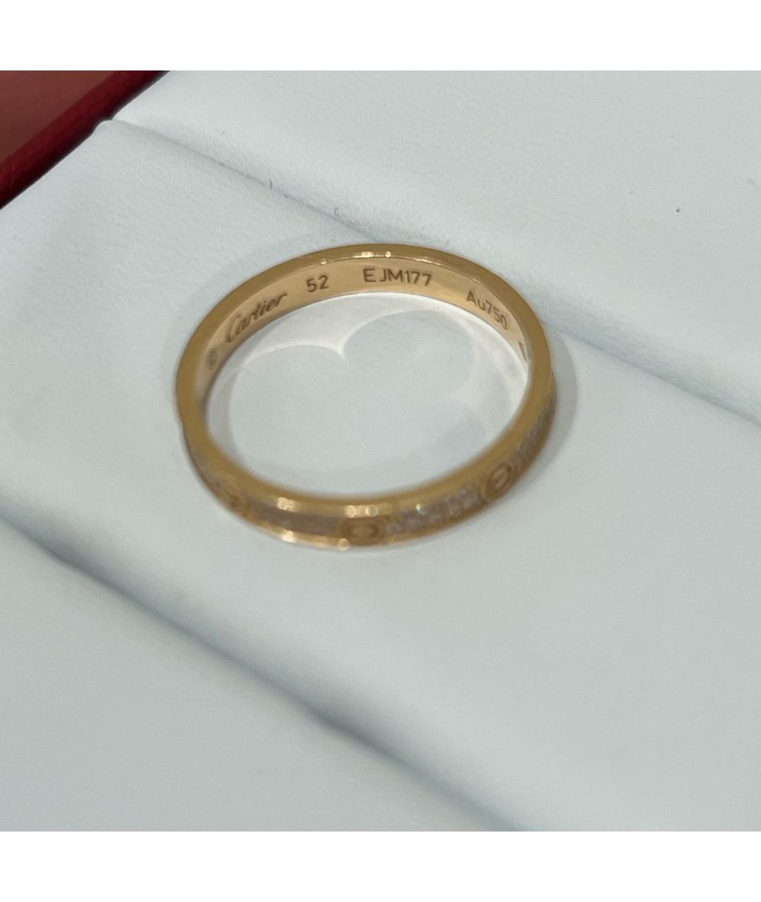 CARTIER Золотое кольцо из розового золота, фото 4