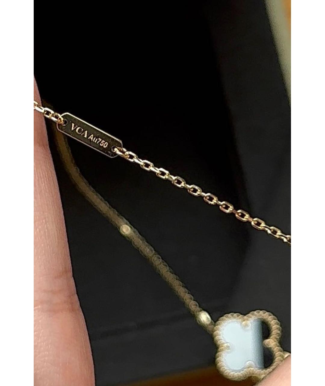 VAN CLEEF & ARPELS Черная подвеска из желтого золота, фото 3