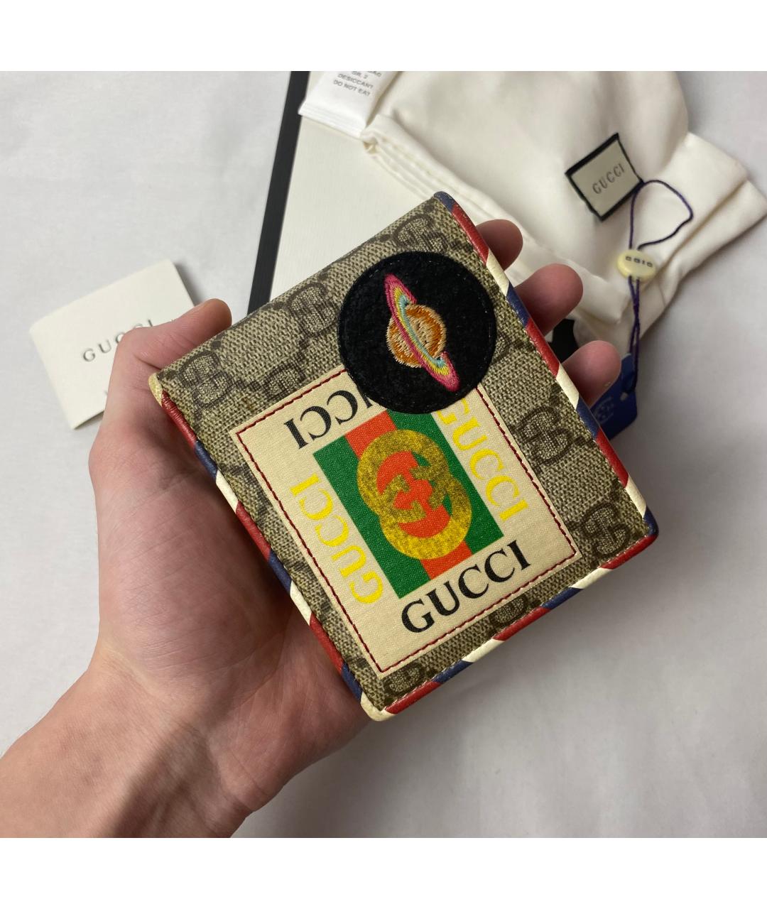 GUCCI Бежевый кошелек, фото 7