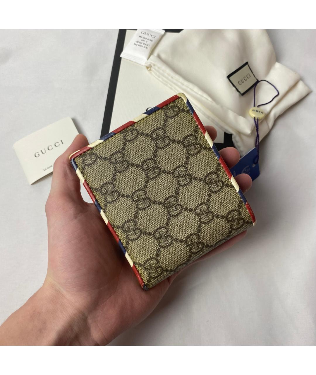GUCCI Бежевый кошелек, фото 2