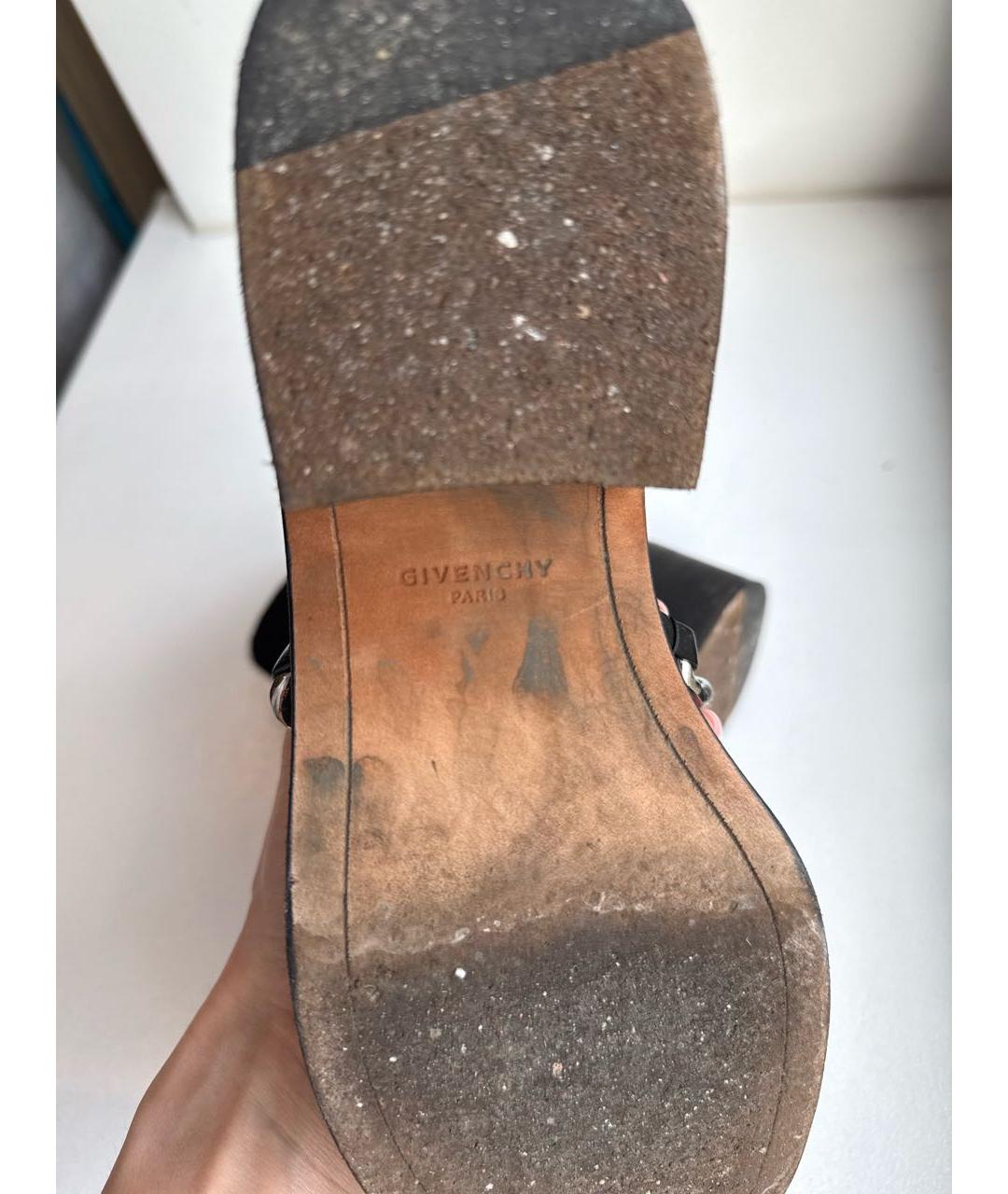 GIVENCHY Черные ботинки из экзотической кожи, фото 7