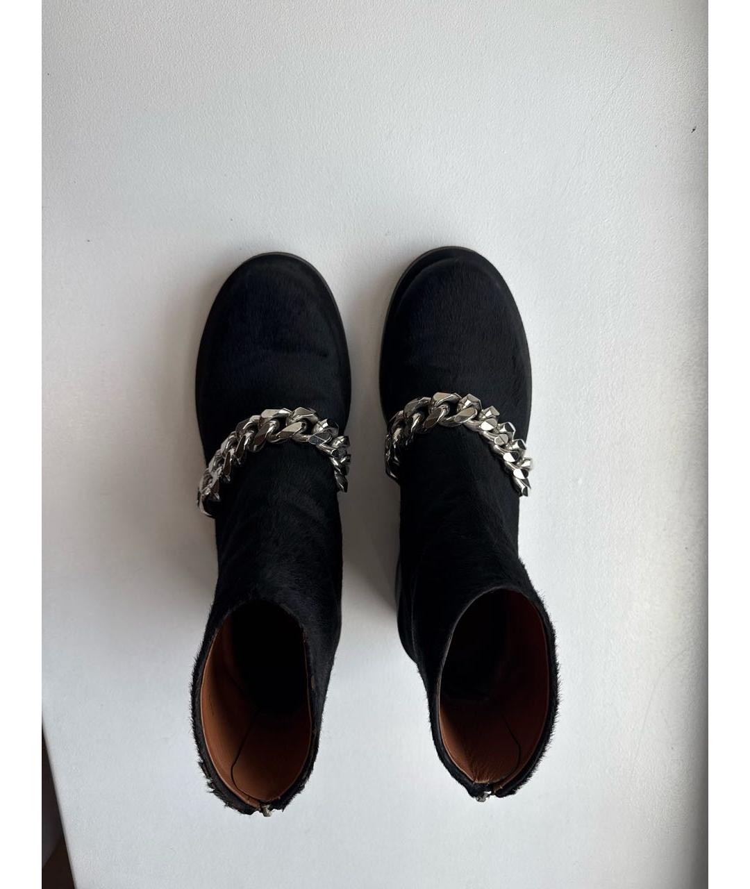 GIVENCHY Черные ботинки из экзотической кожи, фото 3