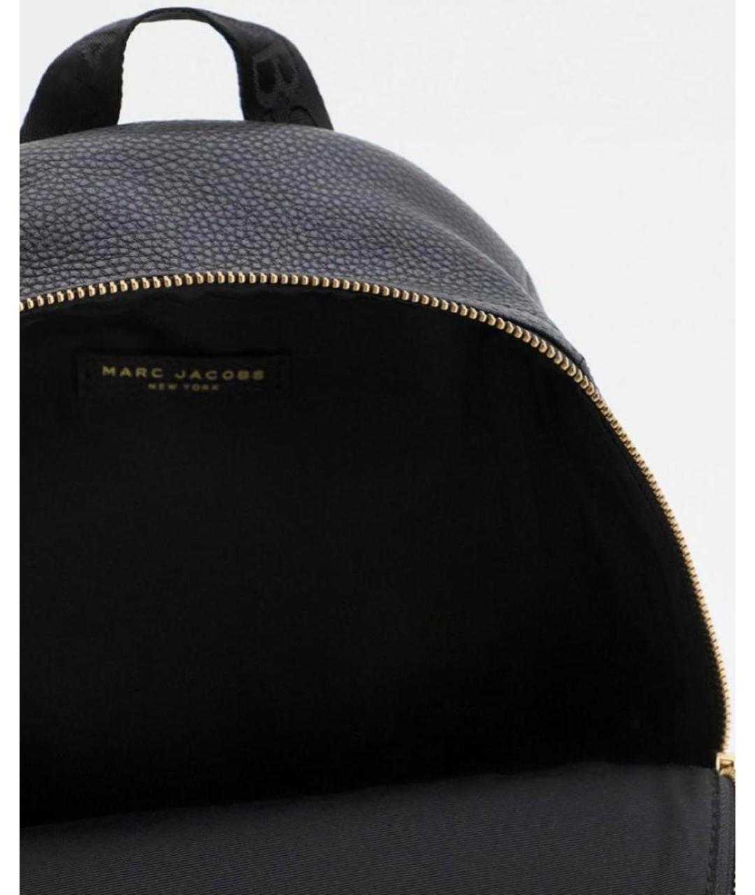 MARC JACOBS Черный кожаный рюкзак, фото 4
