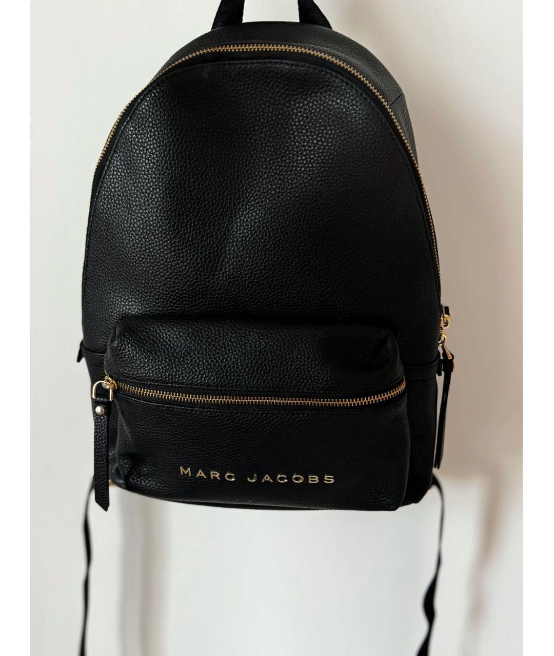 MARC JACOBS Черный кожаный рюкзак, фото 6