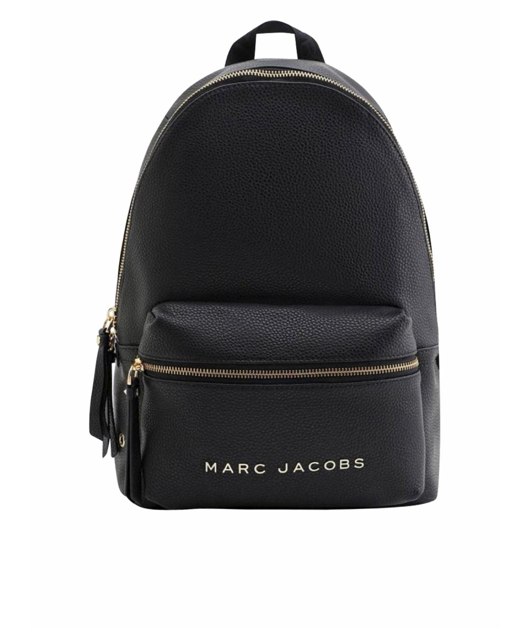 MARC JACOBS Черный кожаный рюкзак, фото 1
