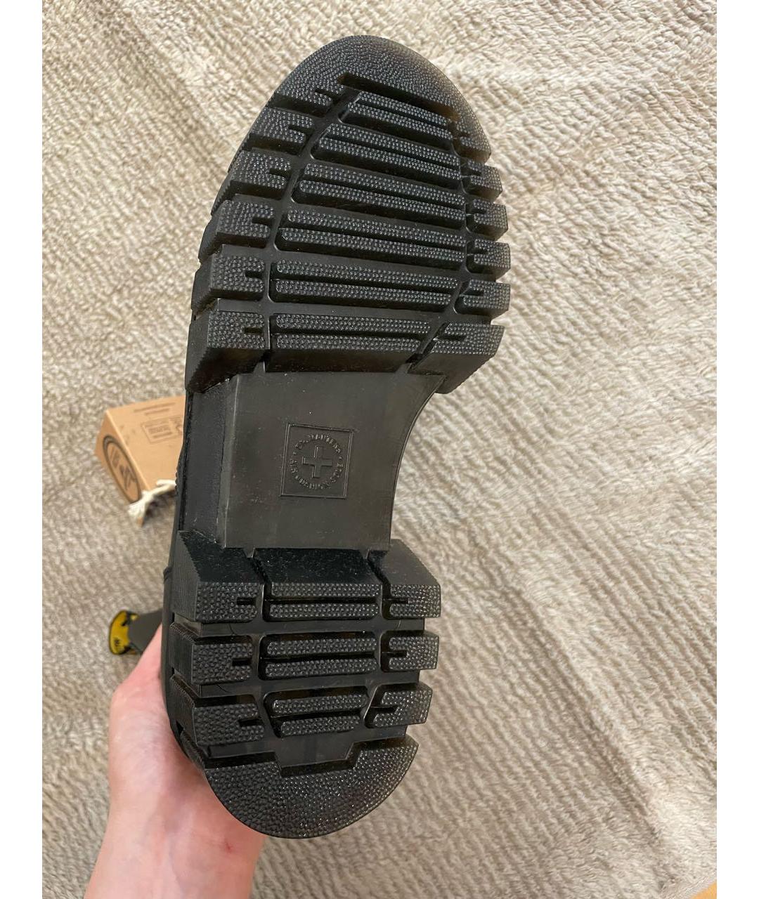 DR. MARTENS Черные кожаные ботинки, фото 6