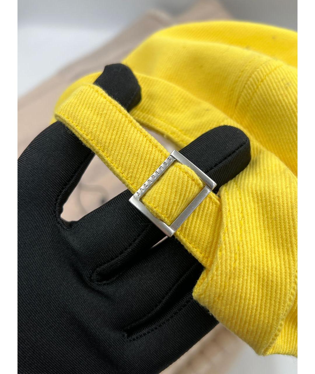 JACQUEMUS Желтая хлопковая кепка, фото 6