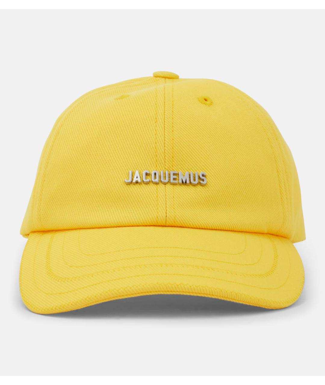 JACQUEMUS Желтая хлопковая кепка, фото 9