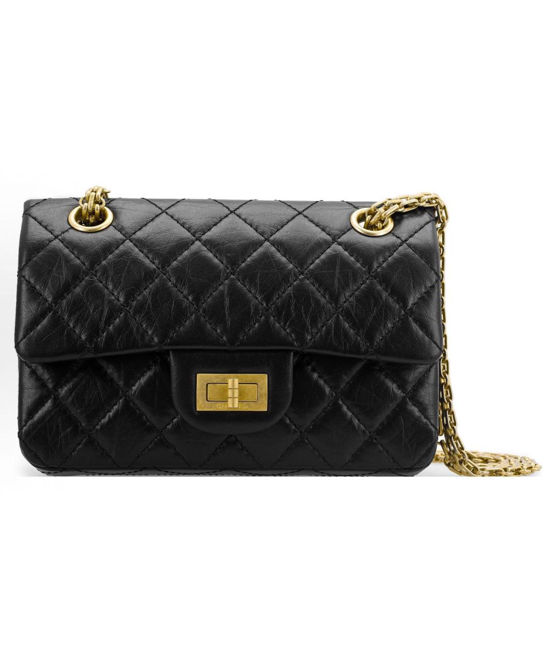 CHANEL Черная кожаная сумка через плечо, фото 6