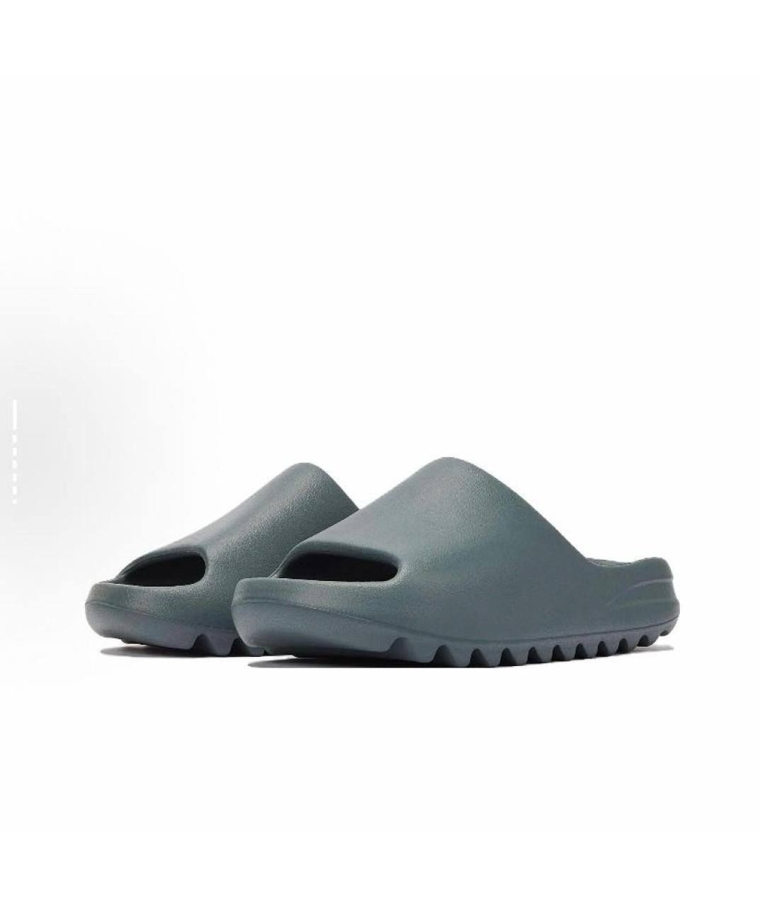 ADIDAS YEEZY Синие резиновые кроссовки, фото 4