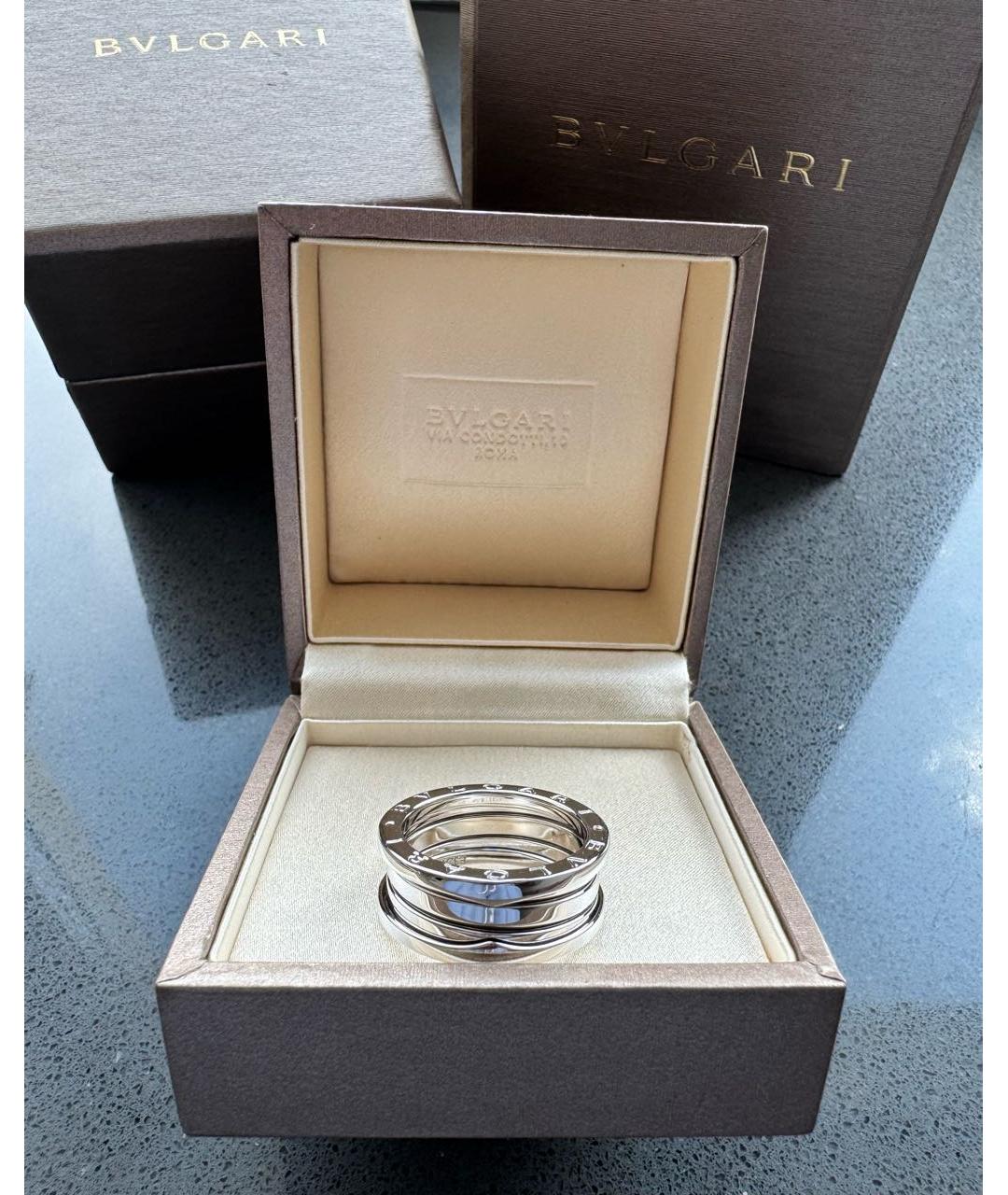 BVLGARI Кольцо из белого золота, фото 3