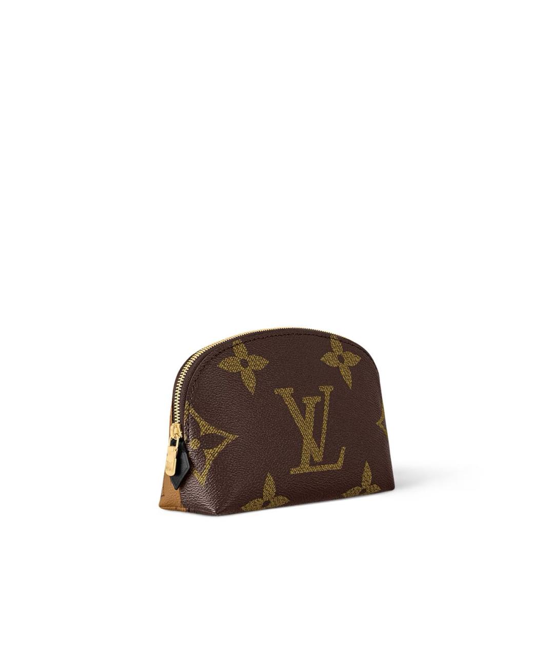 LOUIS VUITTON Коричневая косметичка, фото 2