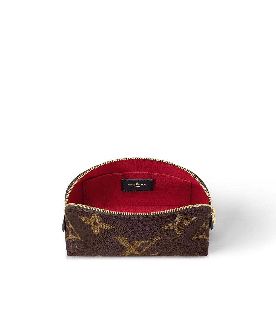 LOUIS VUITTON Коричневая косметичка, фото 3