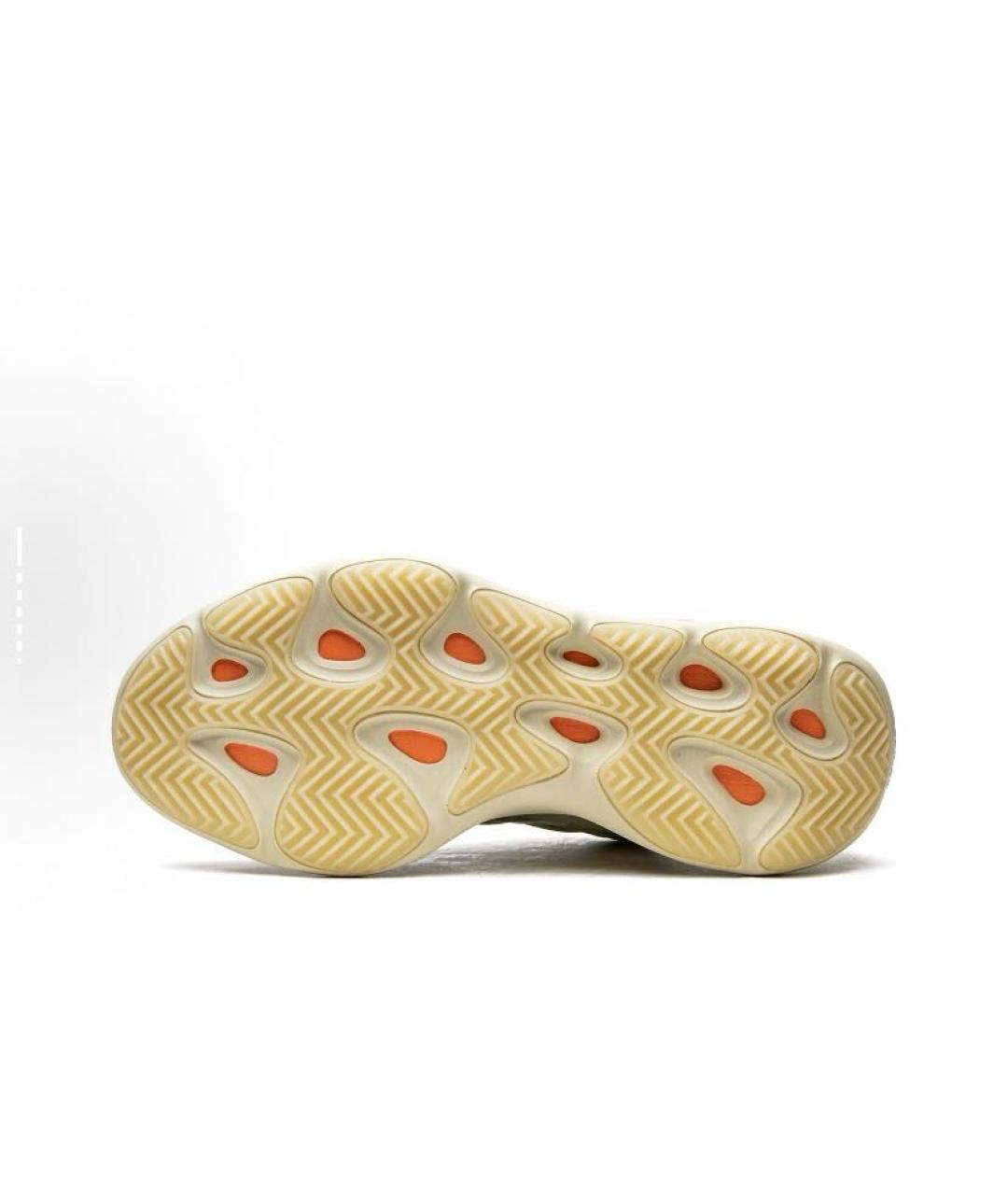 ADIDAS YEEZY Серые текстильные низкие кроссовки / кеды, фото 6