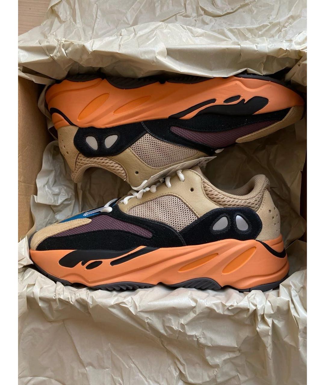 ADIDAS YEEZY Мульти замшевые низкие кроссовки / кеды, фото 2