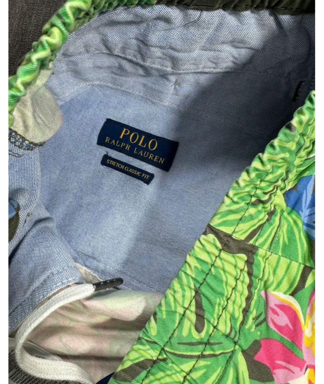 POLO RALPH LAUREN Мульти хлопковые шорты, фото 7