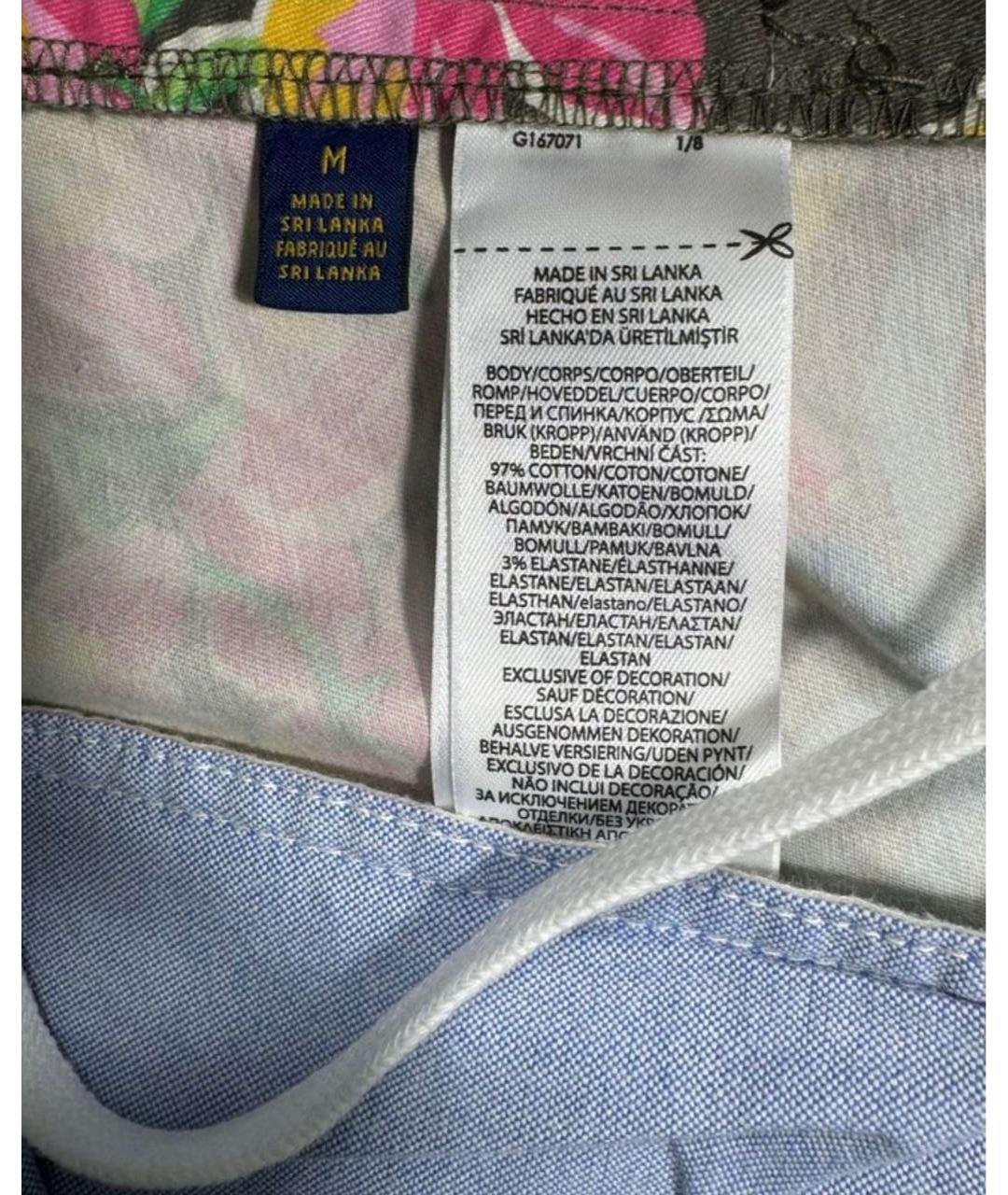 POLO RALPH LAUREN Мульти хлопковые шорты, фото 8