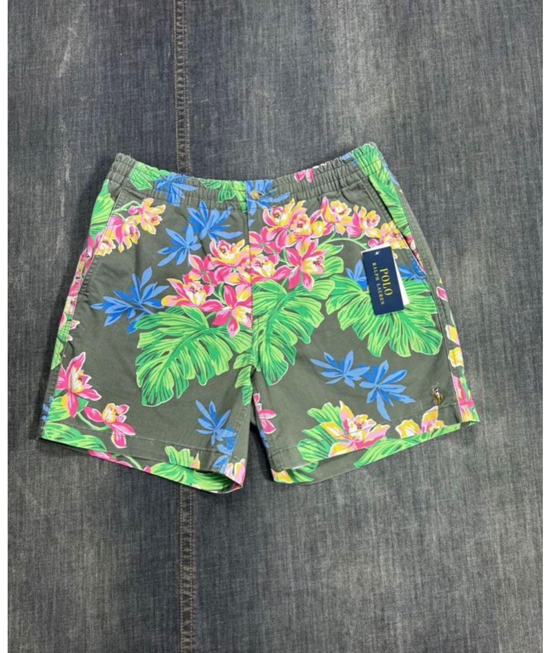 POLO RALPH LAUREN Мульти хлопковые шорты, фото 2
